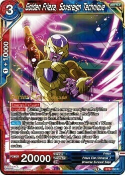 Golden Frieza, Sovereign Technique Card Front