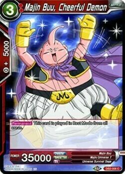 Majin Buu, Cheerful Demon Card Front