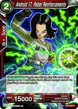 Android 17, Rebel Reinforcements Card Front