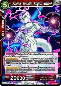 Frieza, Double-Edged Sword Card Front