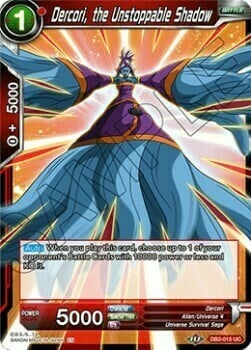 Dercori, the Unstoppable Shadow Card Front