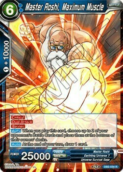 Master Roshi, Maximum Muscle Card Front