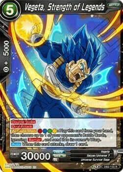 Vegeta, Strength of Legends Card Front