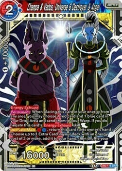 Champa & Vados, Universe 6 Destroyer & Angel Card Front