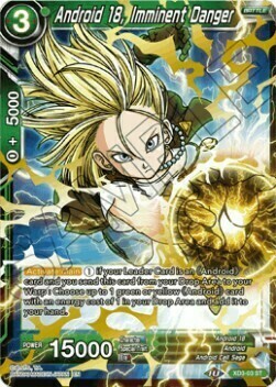 Android 18, Imminent Danger Card Front