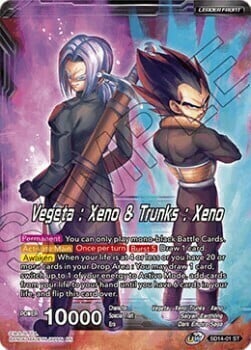 Vegeta : Xeno & Trunks : Xeno // Vegeks, the Unsung Fusion Hero Card Front