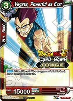 Vegeta, Powerful as Ever Card Front