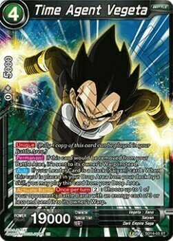 Time Agent Vegeta Card Front
