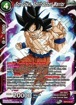 Son Goku, Spirit Boost Warrior Card Front