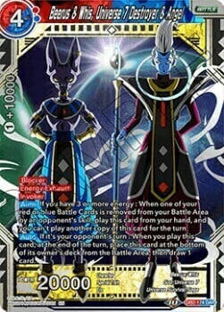 Beerus & Whis, Universe 7 Destroyer & Angel Card Front