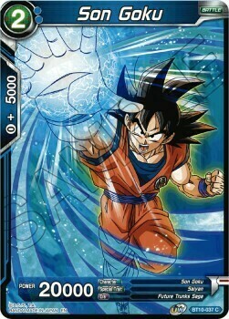 Son Goku Card Front