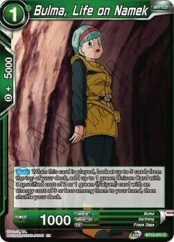 Bulma, Life on Namek Card Front