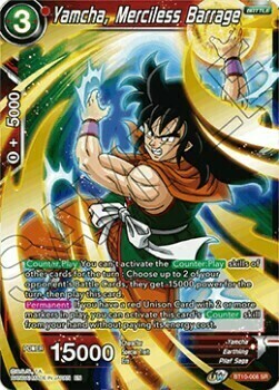 Yamcha, Merciless Barrage Card Front