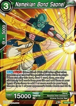 Namekian Bond Saonel Card Front