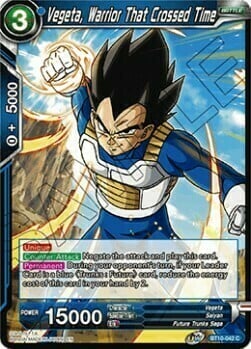 Vegeta, Warrior That Crossed Time Card Front