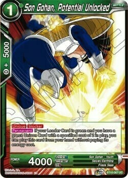 Son Gohan, Potential Unlocked Card Front