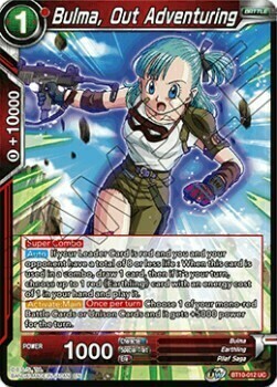 Bulma, Out Adventuring Card Front