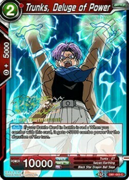 Trunks, Deluge of Power Card Front