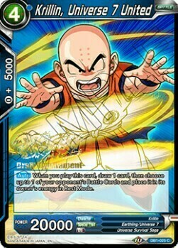 Krillin, Universe 7 United Card Front