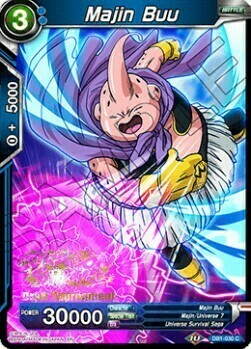 Majin Buu Card Front