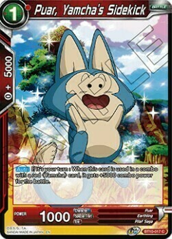 Puar, Yamcha's Sidekick Card Front