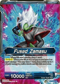Fused Zamasu // Fused Zamasu, Divine Ruinbringer Card Front