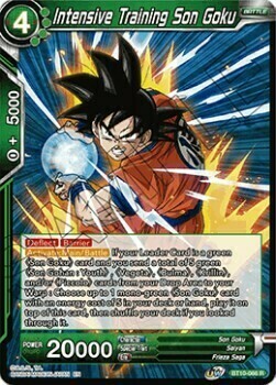 Intensive Training Son Goku Card Front