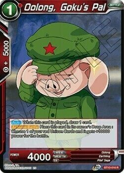Oolong, Goku's Pal Card Front