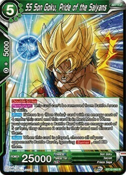 SS Son Goku, Pride of the Saiyans Card Front
