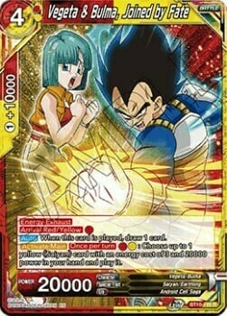 Vegeta & Bulma, Joined by Fate Card Front