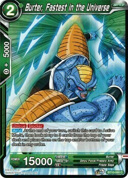 Burter, Fastest in the Universe Card Front