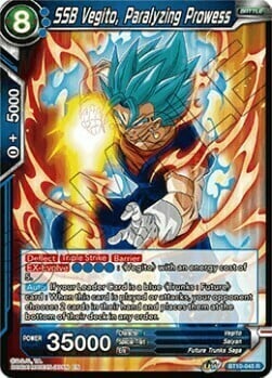 SSB Vegito, Paralyzing Prowess Card Front