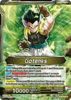Gotenks // SS Gotenks, Display of Mastery Card Front