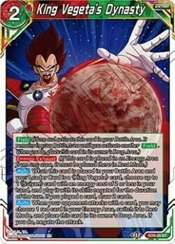 King Vegeta's Dynasty Card Front