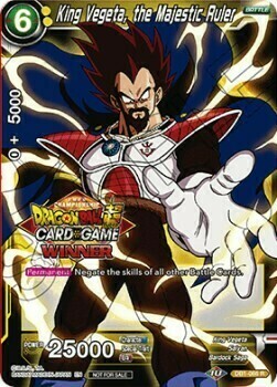 King Vegeta, the Majestic Ruler Card Front