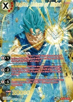 Vegito, Unison of Might Card Front