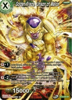 Golden Frieza, Unison of Malice Card Front