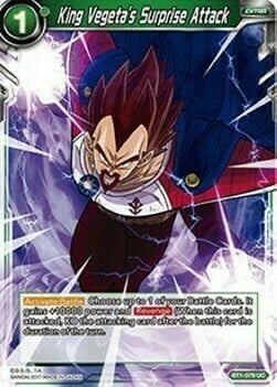 King Vegeta's Surprise Attack Card Front