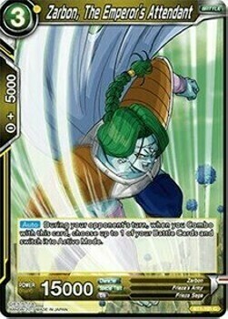 Zarbon, The Emperor's Attendant Card Front