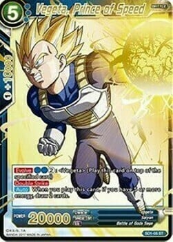 Vegeta, Prince of Speed Card Front