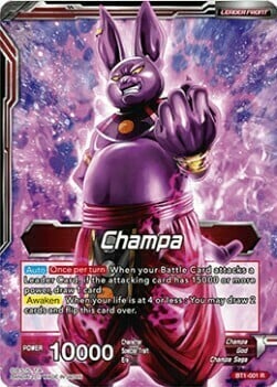 Champa // God of Destruction Champa Card Front