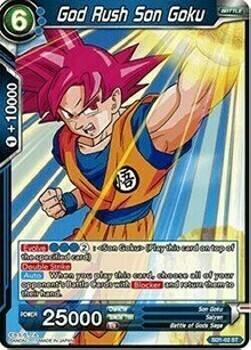 God Rush Son Goku Card Front