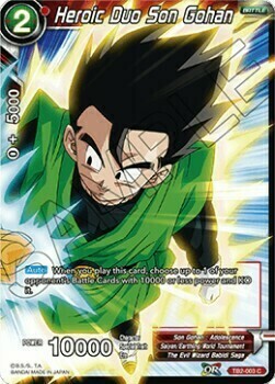 Heroic Duo Son Gohan Card Front