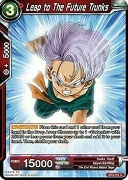 Leap to The Future Trunks Card Front