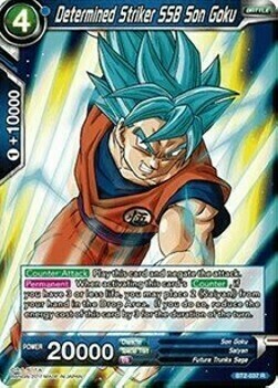 Determined Striker SSB Son Goku Card Front