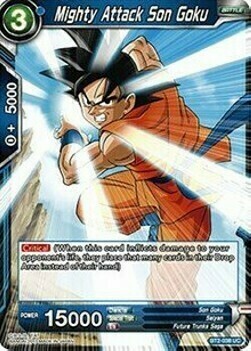 Mighty Attack Son Goku Card Front