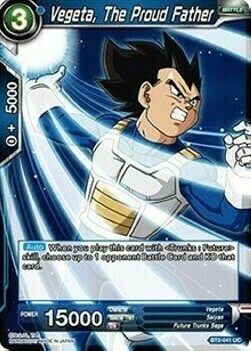 Vegeta, The Proud Father Card Front