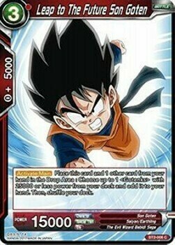 Leap to The Future Son Goten Card Front