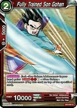 Fully Trained Son Gohan Card Front