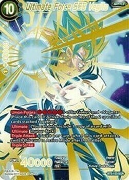 Ultimate Force SSB Vegito Card Front